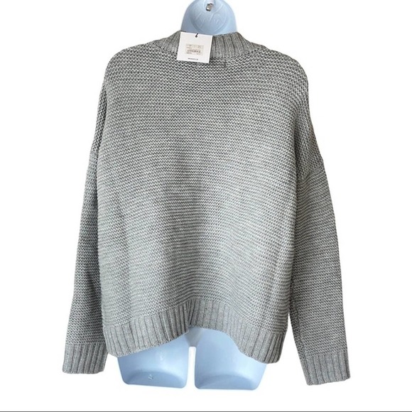 Jack By BB Dakota Hey Ms Carter Chunky Lace up Front Detail Knit Sweater Small - Picture 11 of 11